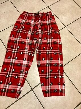 Mens Red Plaid Holiday Pajama Pants - Cozy Sleepwear